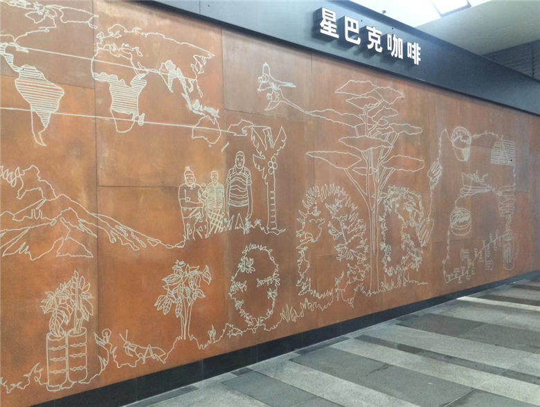 畅好乡耐候钢幕墙